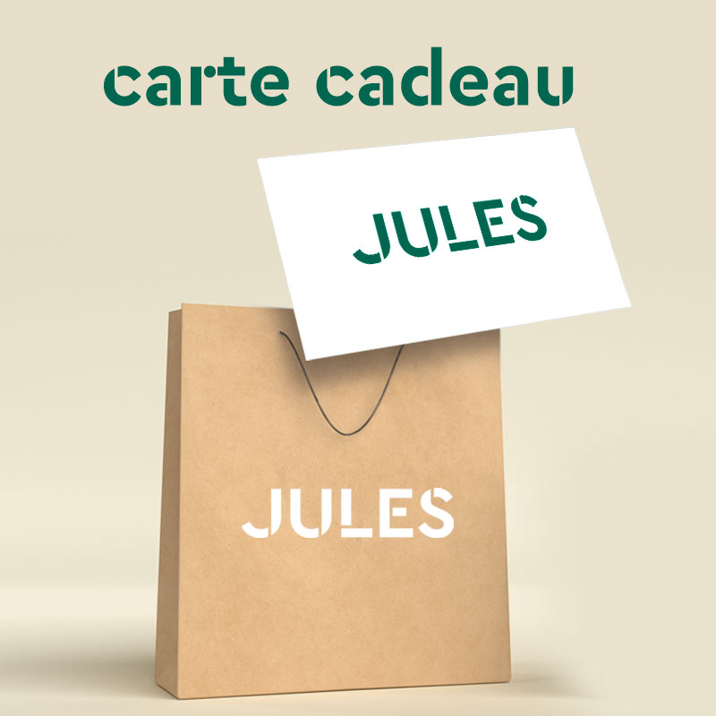 Carte cadeau JULES