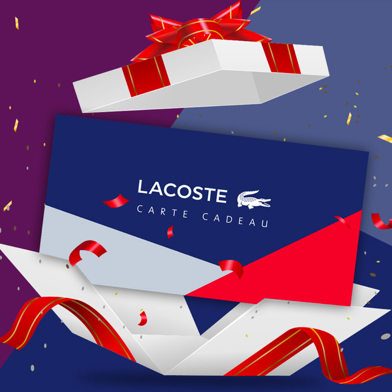 Carte cadeau Lacoste