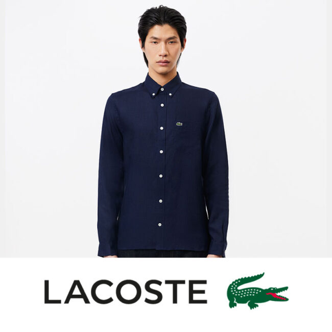 Bon-Plan-LACOSTE—LIN—CHEMISE-